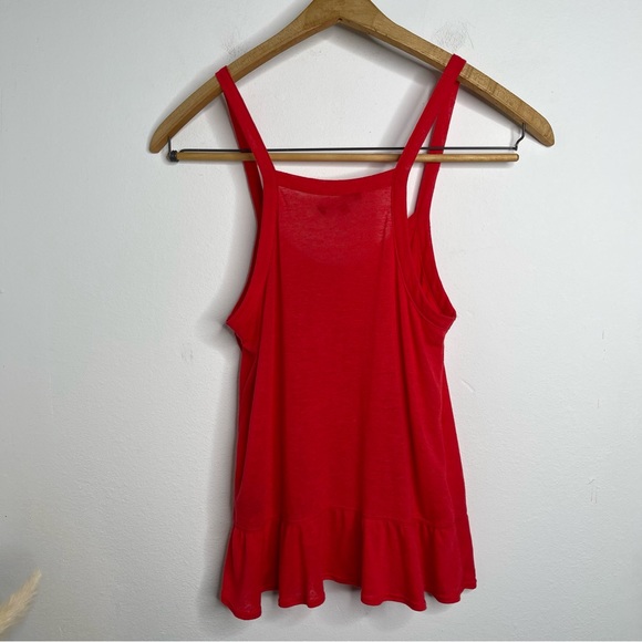 David Lerner Asymmetrical Ruffle Tank in Poppy Linen Blend Size XS Revolve - Picture 6 of 15